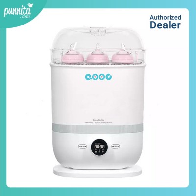 Qooc Baby Bottle Sterilizer dryer & Dehydrator - เครื่องนึ่งขวดนมพร้อมอบแห้ง